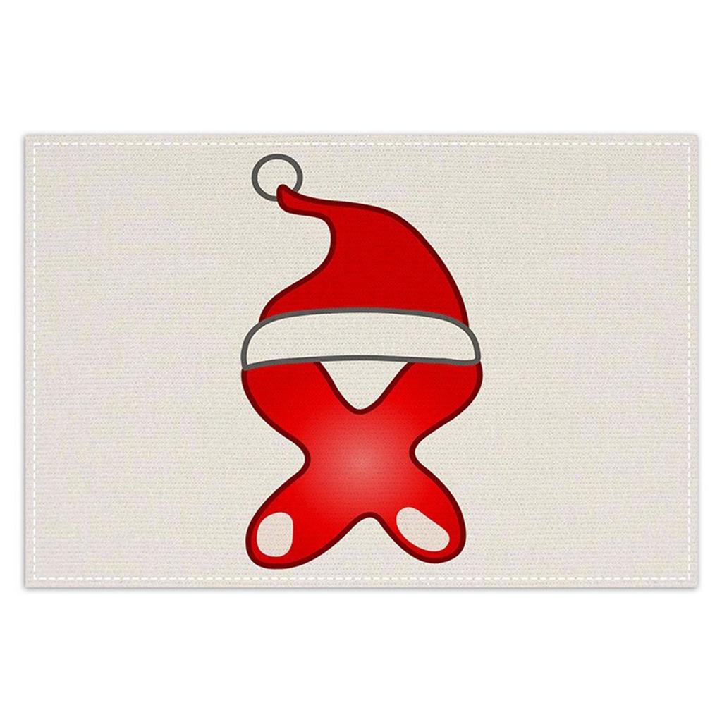 Christmas Letter Placemats, Festive Table Decorations, Tablecloths, Tea Flags, Festive Party Restaurant Tablecloths.