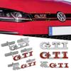 FD06-3D Car Front Grille Badge Emblem Sticker For VW GTI Rabbit Logo Beetle Golf Polo Passat Jetta Touran Tiguan Scirocco
