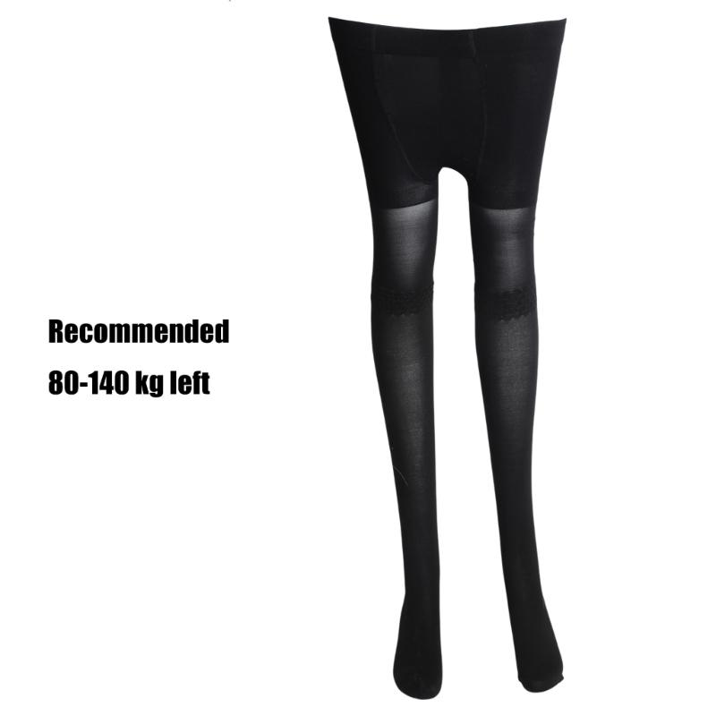 Women Faux Thigh High Socks Pantyhose Japanese Jacquard Patchwork Sheer Thin Stockings Mock Suspender Tights Hosiery
