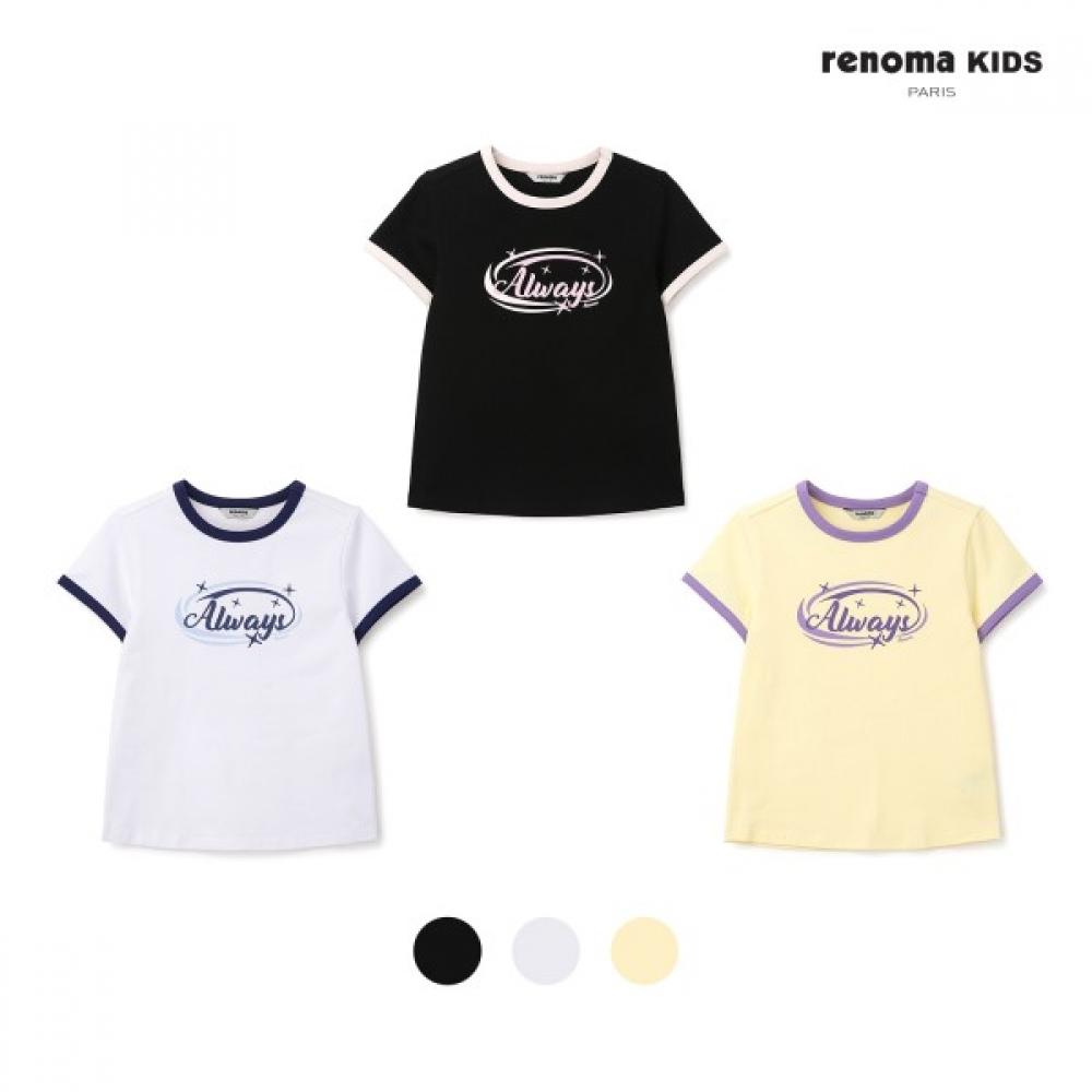 

[renoma Kids] Футболка с цветным рисунком для девочек r2425T181 black (02)/120