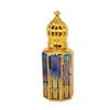 Octagonal Carved Electroplated Essential Oil Roller Bottle - Middle Eastern Style Perfume Sample Bottle