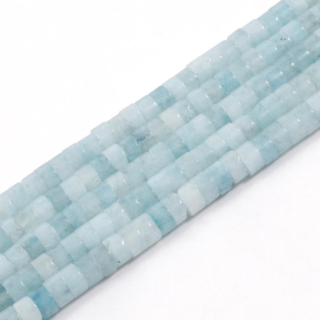 Kamień naturalny Rondelle koralik 4x2mm turkusowy kwarc Jasper płaskie okrągłe koraliki tarczowe do tworzenia biżuterii akcesoria do bransoletek zrób to sam 15''