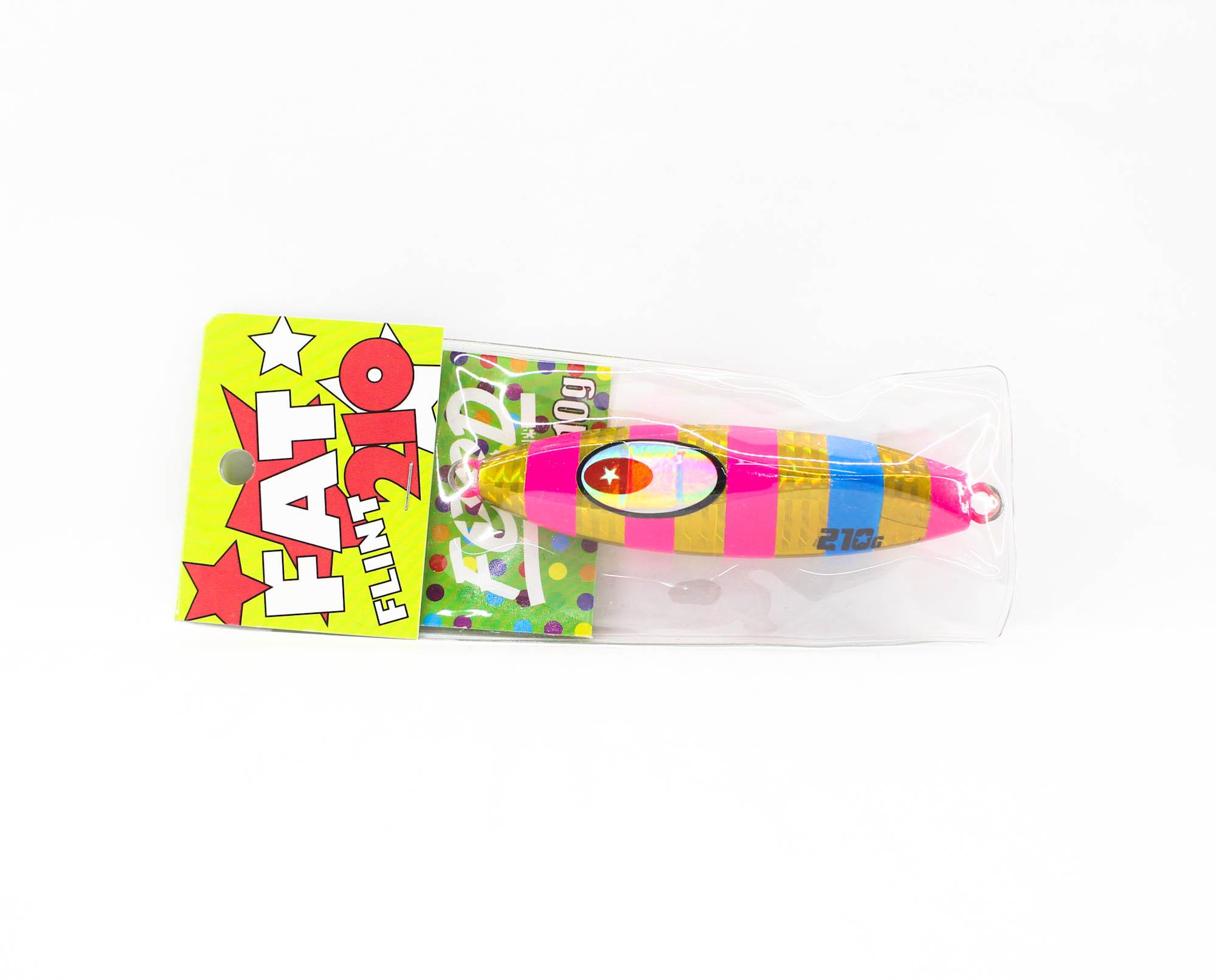 

Feed Lures Metal Jig Fat Flint Rattle 210 grams 248 (5248)