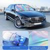 Sunshade Car Front Windshield Titanium Silver Sun Shade Iridescent Foldable Sun Shield Cover Block UV Rays Reflector Shield Large 145x80cm