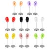 Silicone Ear Model for Piercing Practice and Jewelry Display Realistic Left and Right Human Ear Simulation Ears Replicas