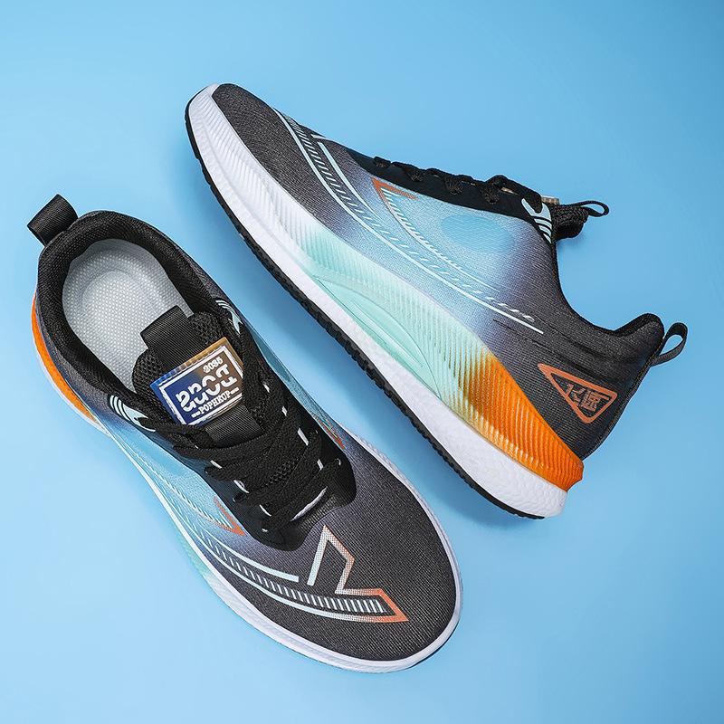 

2025 new men s shoes summer sports and leisure shoes new versatile breathable soft sole non-slip men s running comfort travel 44