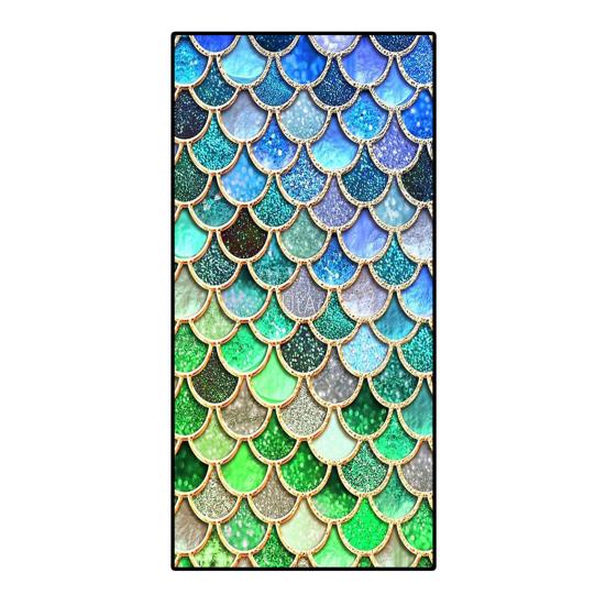 Bright Colors Mermaid Pattern Strong Water Absorption Beach Towel Swimming Sport Oversized Bath Blanket Beach Accessories