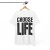WYBIERZ ŻYCIE Czarny T-shirt Wham George Michael Retro lata 80. strój karnawałowy Unisex Koszulka
