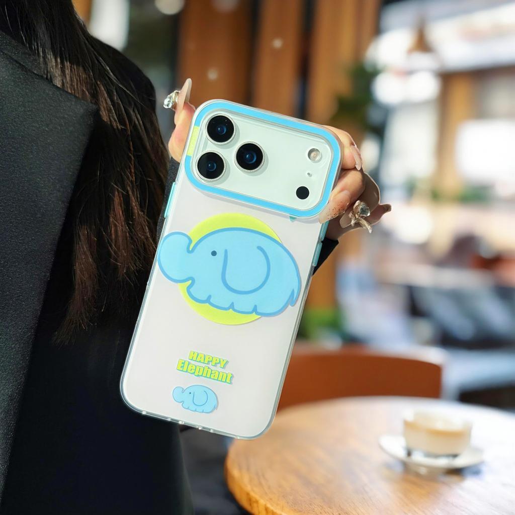For iPhone 17 Air 17 13 14 15 16 Pro Max Magsafe Case Color Anti-Collision Drop-proof Protective Cartoon Animals Phone Cover