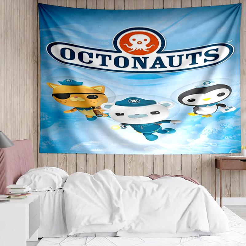 1PC Octonauts Adventure Beyond Tapestry, Unique Design Tapestry, Suitable for Bedroom,Livingroom, Playroom,Heartwarming Holiday Gifts
