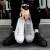 Board Shoes Men's Low-top New Thick-soled Heightening White Shoes Men, Korean Version of Fashion Trend Foreign Trade Explosion Casual Shoes Men