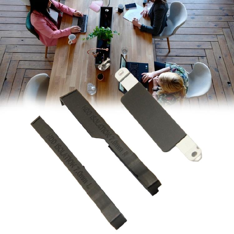 Internal Hard Drive Mounting Rack With Rubber Rail Connector for E6230 Laptop Storage Upgraded Accessories