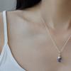 Double Layered Camellia Necklace for Women's Light Luxury Fashion Design Necklace Neck Chain Tassel Collarbone Chain Jewelry Gift