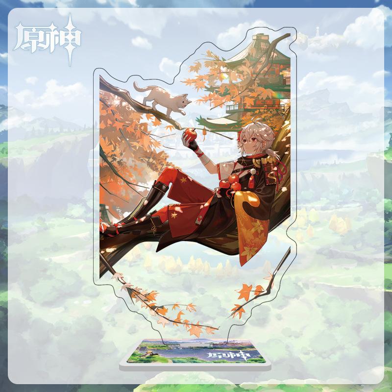16cm Height  Acrylic Large Stand-up Display Featuring Characters From Mondstadt, Liyue, and Inazuma In Genshin Impact