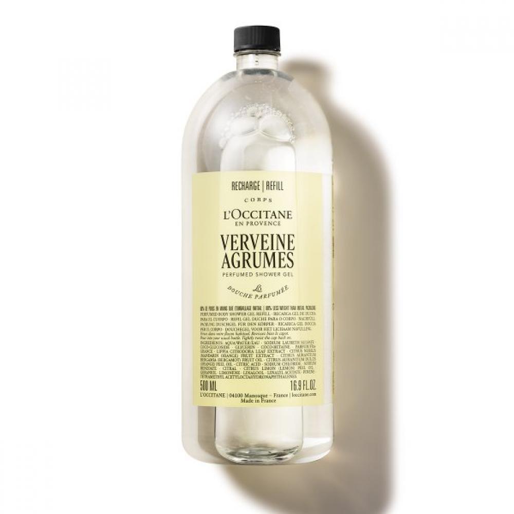 L Occitane Verbena Agrumes Perfumed Shower geL refiLL 500mL Single option