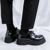 Mode Neue Schuhe Dicke Sohle Japanisch Koreanische Streetwear Lässige Lederschuhe Mann Business Mode Vintage Hipster Hochzeit Lederschuh Männlich