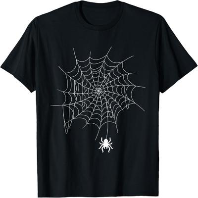 Spinnennetz Faules DIY Halloween Kostüm Gruseliges Insekten T-Shirt
