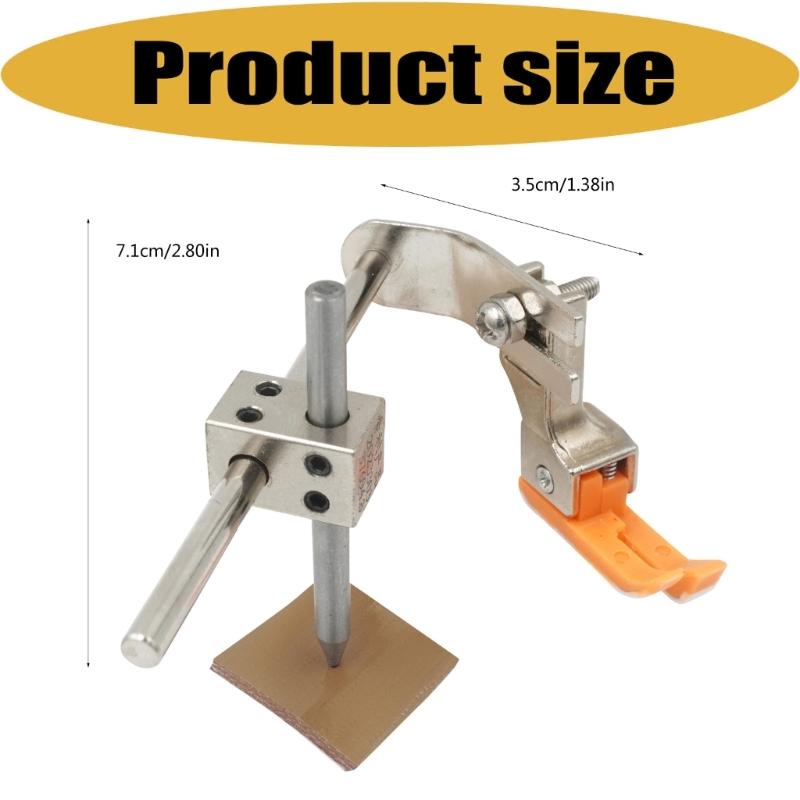Circle Guide Attachment for Sewing Machine Projects, Metal Marking Rod Set for Round Line Work, Fabric Control, Pattern Tracing, and Sewing Use