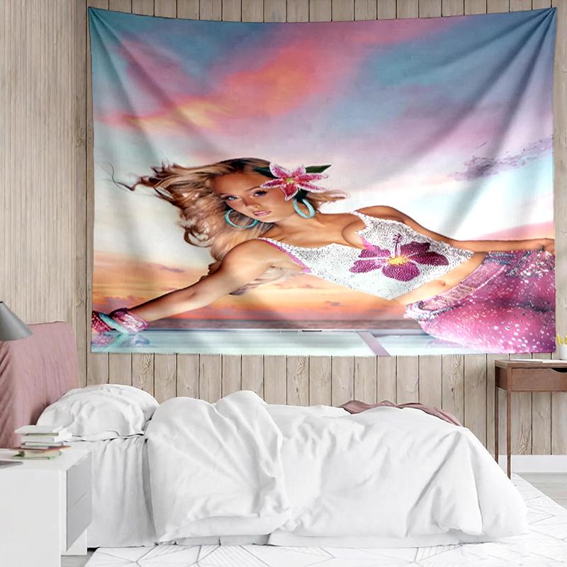 Zara Larsson Print Tapestry, Backdrop, Easy Setup, Ideal for Bedroom, Office & Living Room, with Aesthetic Wall Hanging Decor.