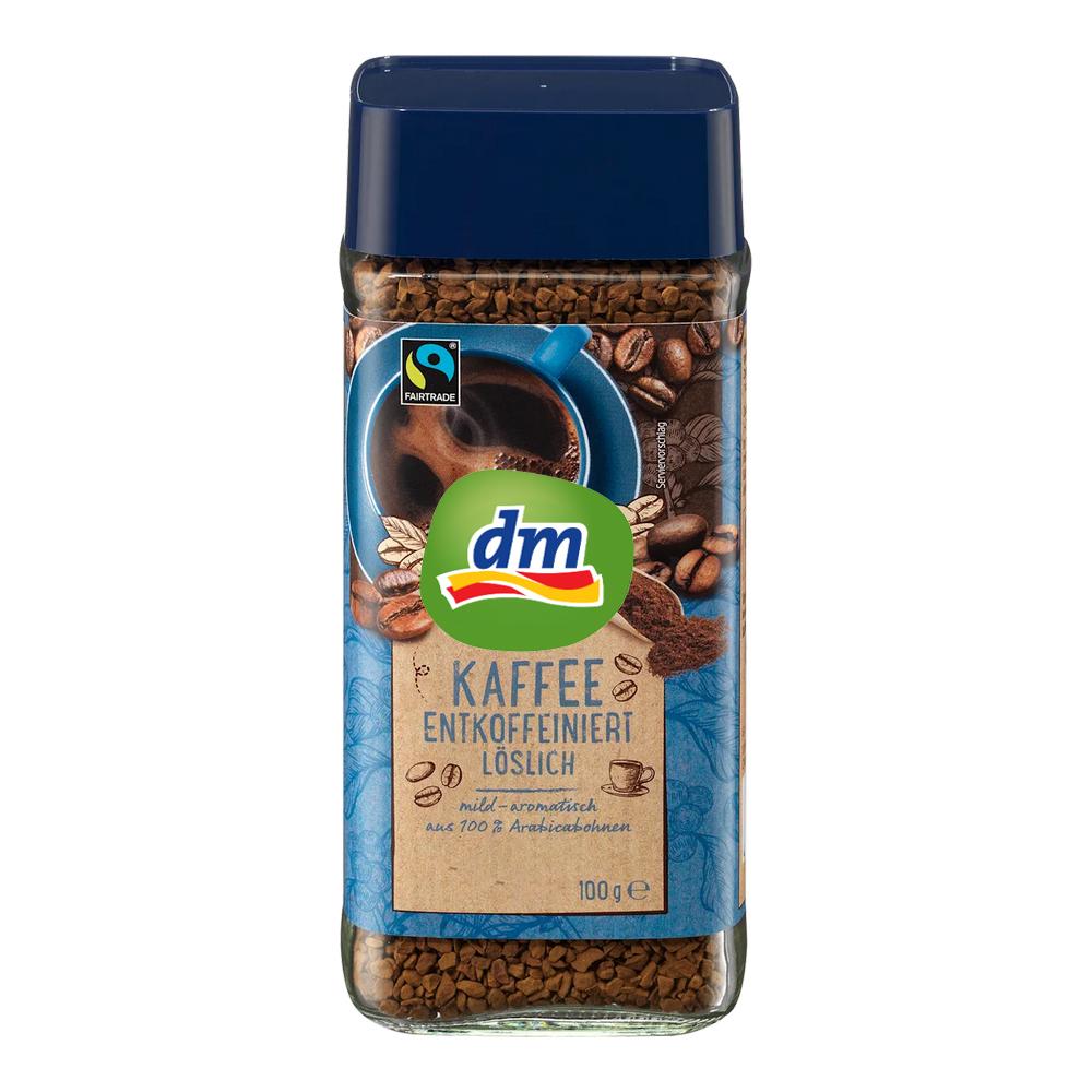German Dm Decaffeinated Instant Coffee 100G