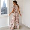 Fashionable Women's Leisure  Vacation Printed Dress Sexy Long Skirt For Women
