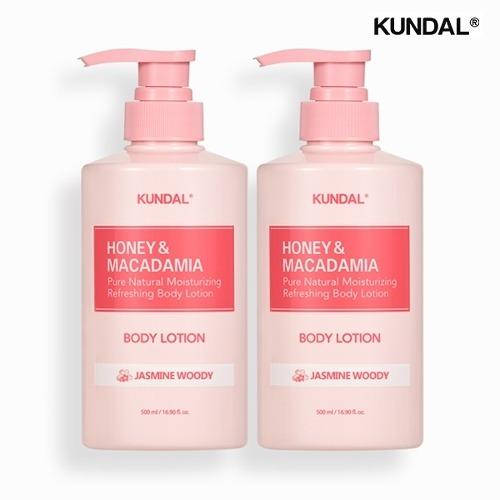 

[KUNDAL] Honey & Macadamia Pure Body Lotion 500ml x 2 - Jasmine Woody_631515