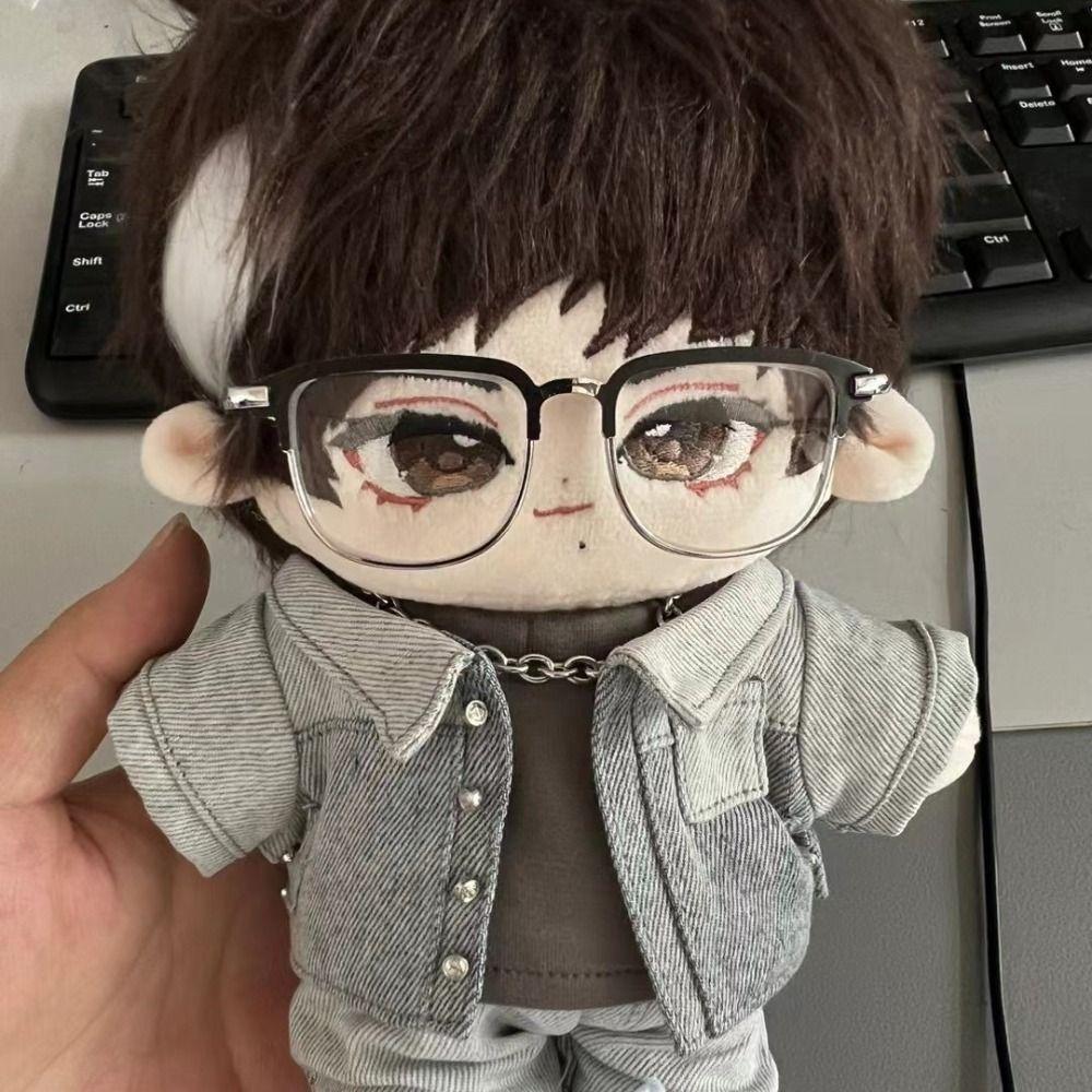 Ellipse 20cm Doll Glasses 8.5 CM Cotton Doll Eyeglasses  Cotton Stuffed Doll