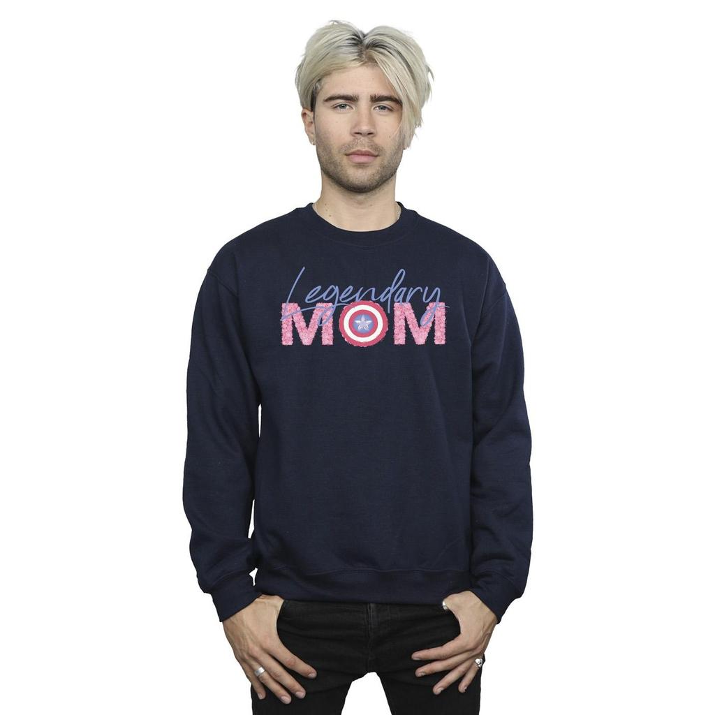 Marvel Mens Avengers Captain America Mum Sweatshirt