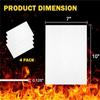 16X High Temperature Gasket Paper, Fiber Insulation Board, 2850℉ Rated Fireproof Board For Fireplace DIY