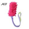 Durable Dog Chew Toys Rope Toy, Interactive Plush Tug with Reinforced Handles, Tear Proof Dental Cleaning Polyester Toy for Small Large Dogs