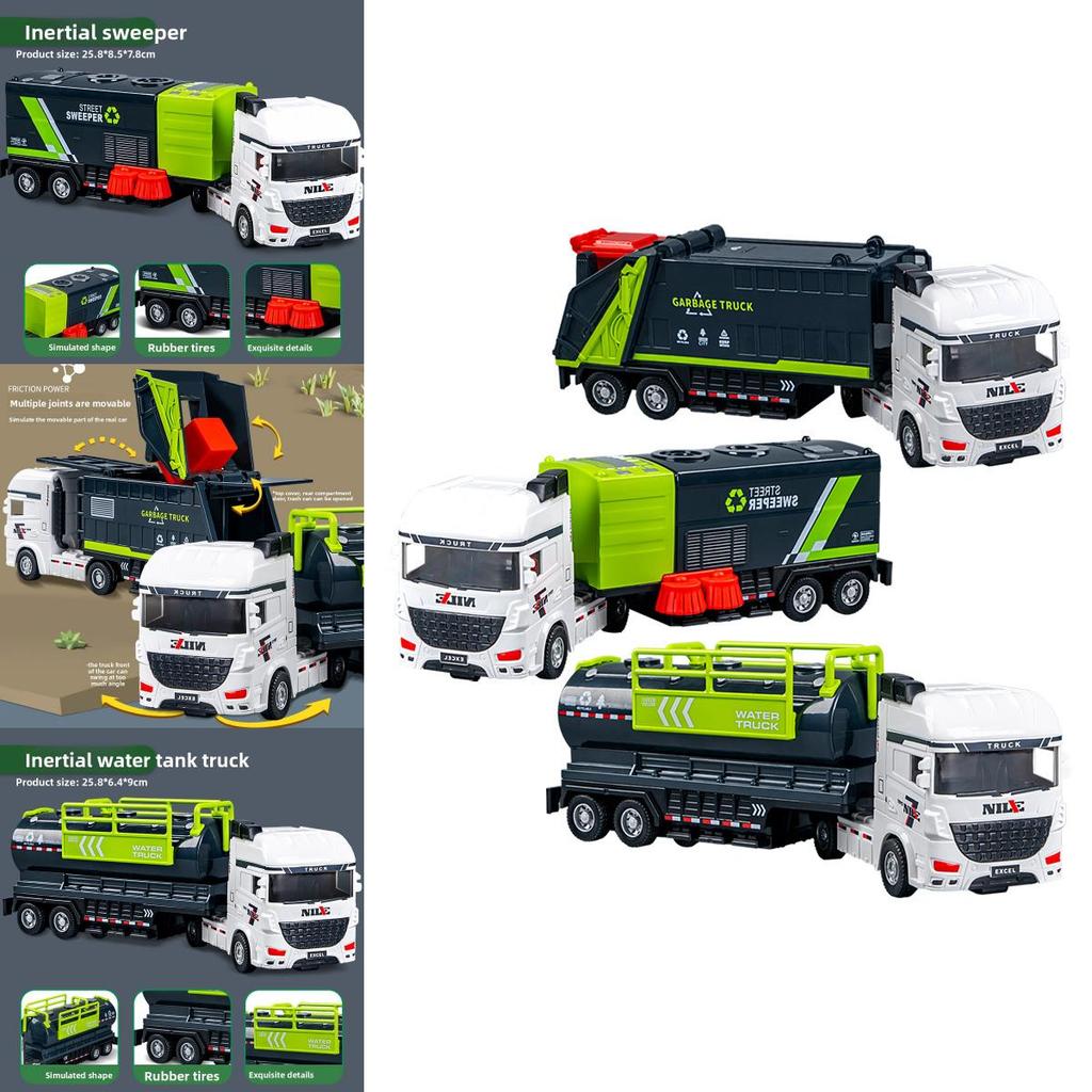 Engineering Vehicle Model With Inertia Drive For Boys Playroom And Collectors