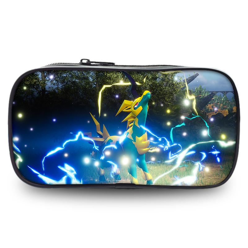 Trousse à crayons étudiante grande capacité Palworld Sac à papeterie élégant en polyester