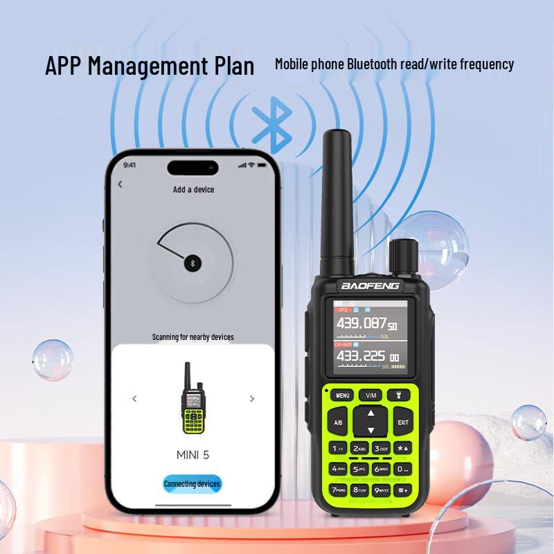 BAOFENG MINI-5 Dual Band Bluetooth Walkie-Talkie (CN version)
