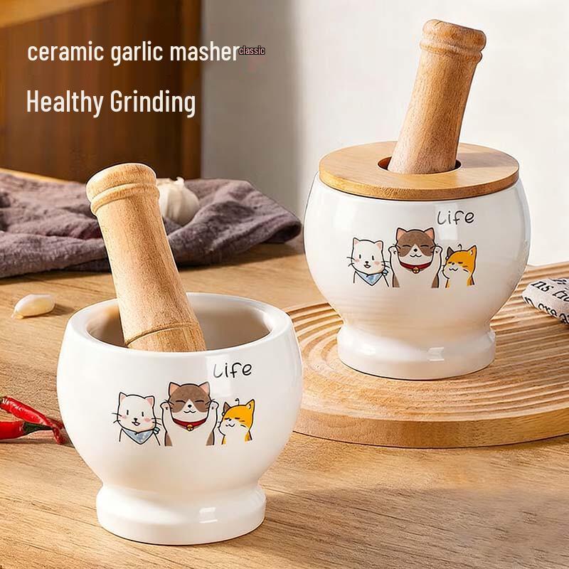 PINYU Garlic Mortar and Pestle Set