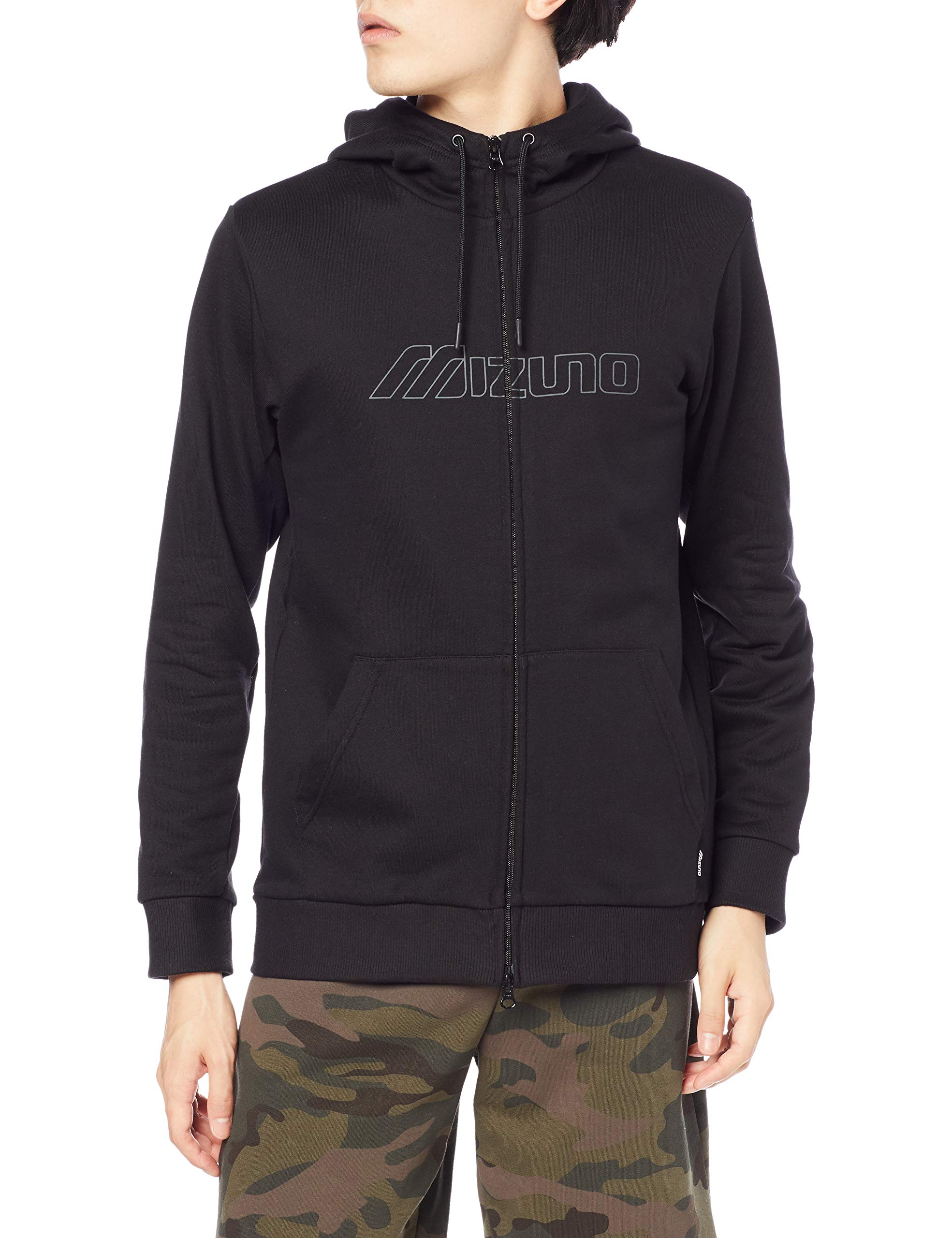 

Mizuno Sports Style Apparel Sweatshirt Size S Equivalent to Japanese Size S (Full Zip), D2MC0510, Black, (Japan), чёрный