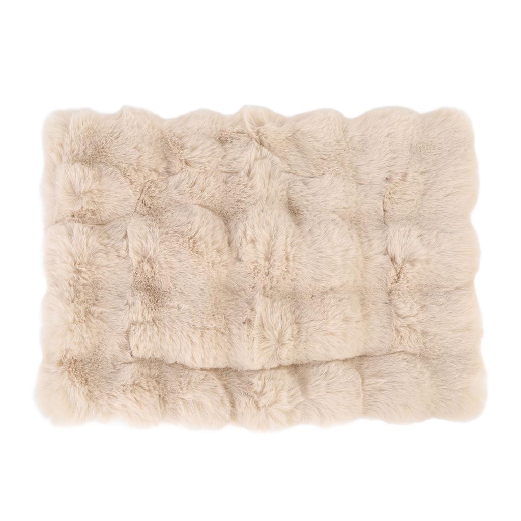 Fluffy Pet Bed Mat Ultra Soft Comfort Keep Warm Plush Dog Kennel Mat Bed Pad for Dogs Cats 2XL: 68x99cm