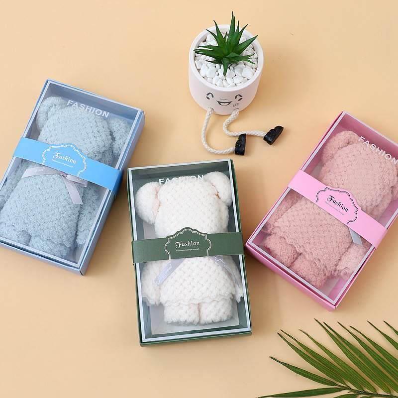 Jianixiong Pearl Cute Animal Towel Set