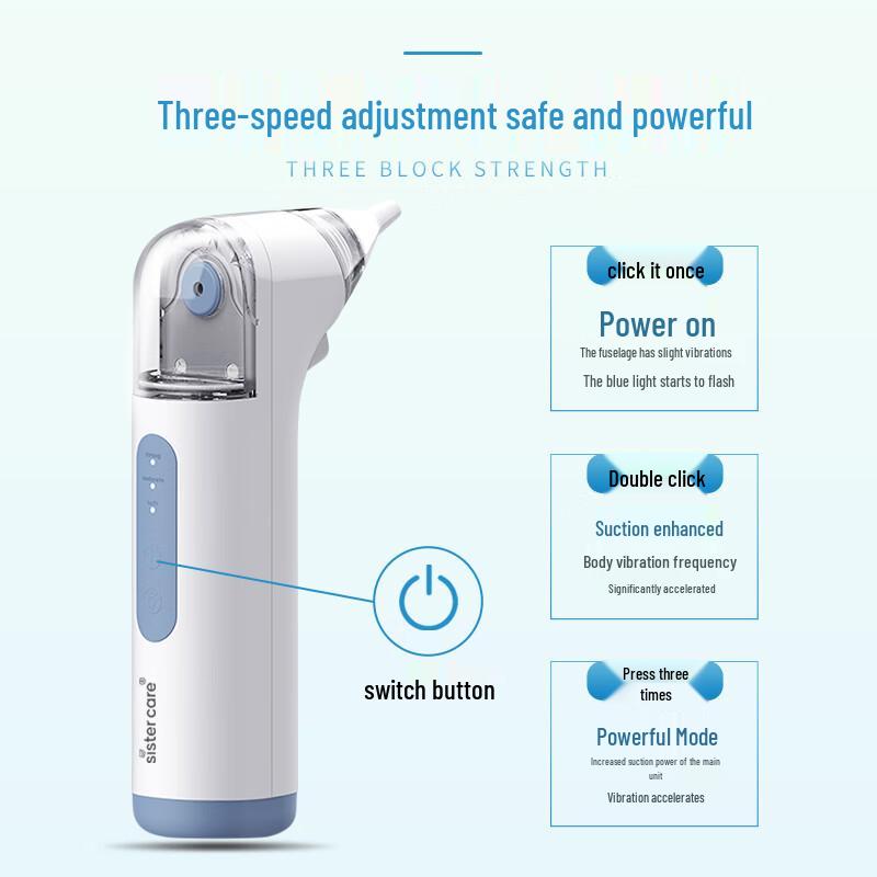 Sister Care Rechargeable Baby Electric Nasal Aspirator