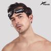 Fike High-Definition Waterproof Anti-Fog Swimming Goggles Set with Swim Cap, Large Plated Frame, Unisex