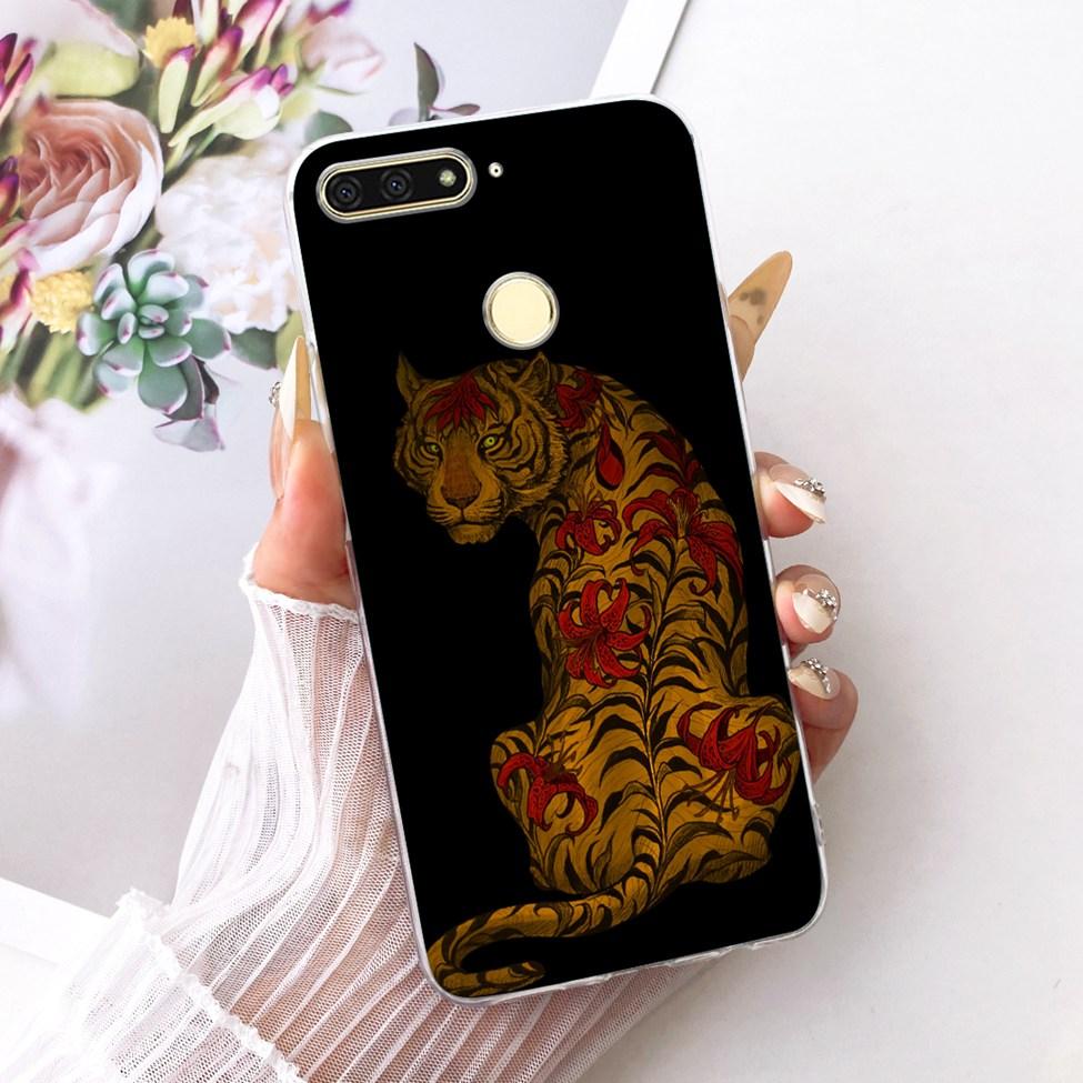 For Huawei Y6 Prime 2018 Case Transparent Cute Fashion Butterfly Funny Painted Casing For Huawei Y6Prime 2018 ATU-L31 ATU-L42