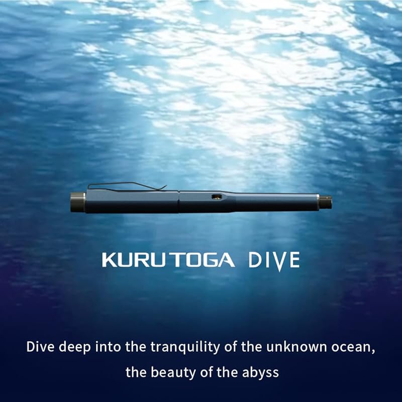 Mitsubishi Pencil Kuru Toga Dive Mechanical Pencil 0.5mm Abyss Blue 301473000