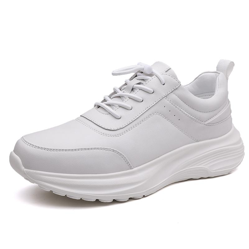 Soft-sole Anti-slip Men Sneakers Fashion Casual Mens Shoes Outdoor Male Sports Shoes Leisure Walk Leather Trainers Walking Shoes