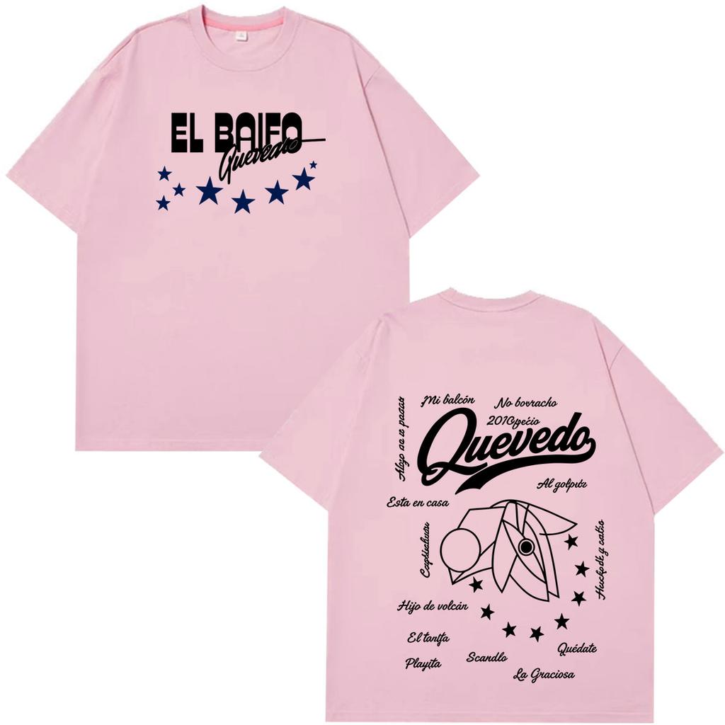 Quevedo El Baifo Album 2026 Tour Graphics Tshirt Unisex Unisex Fashion Tshirt Summer Loose Casual Cotton Vintage Tshirts Fan Gifts