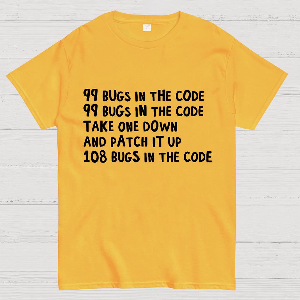 99 Bugs In The Code Cotton Summer Casual Cool Loose T-Shirt