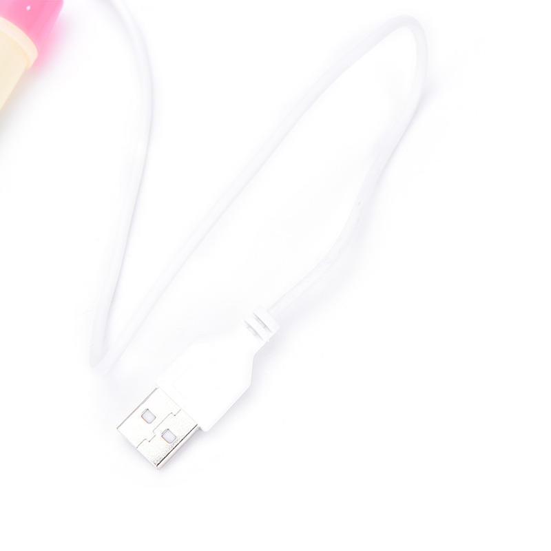 1 stk USB Varmestenger Varmer Omvendt Form Flykopp Oppblåsbar Dukke Leker