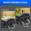 Motorcycle Front Rider Driver Backrest Black Sissy Bar PU Leather Cushion Seat Pad For Honda Rebel CMX300 CMX500 2017 2018-2026