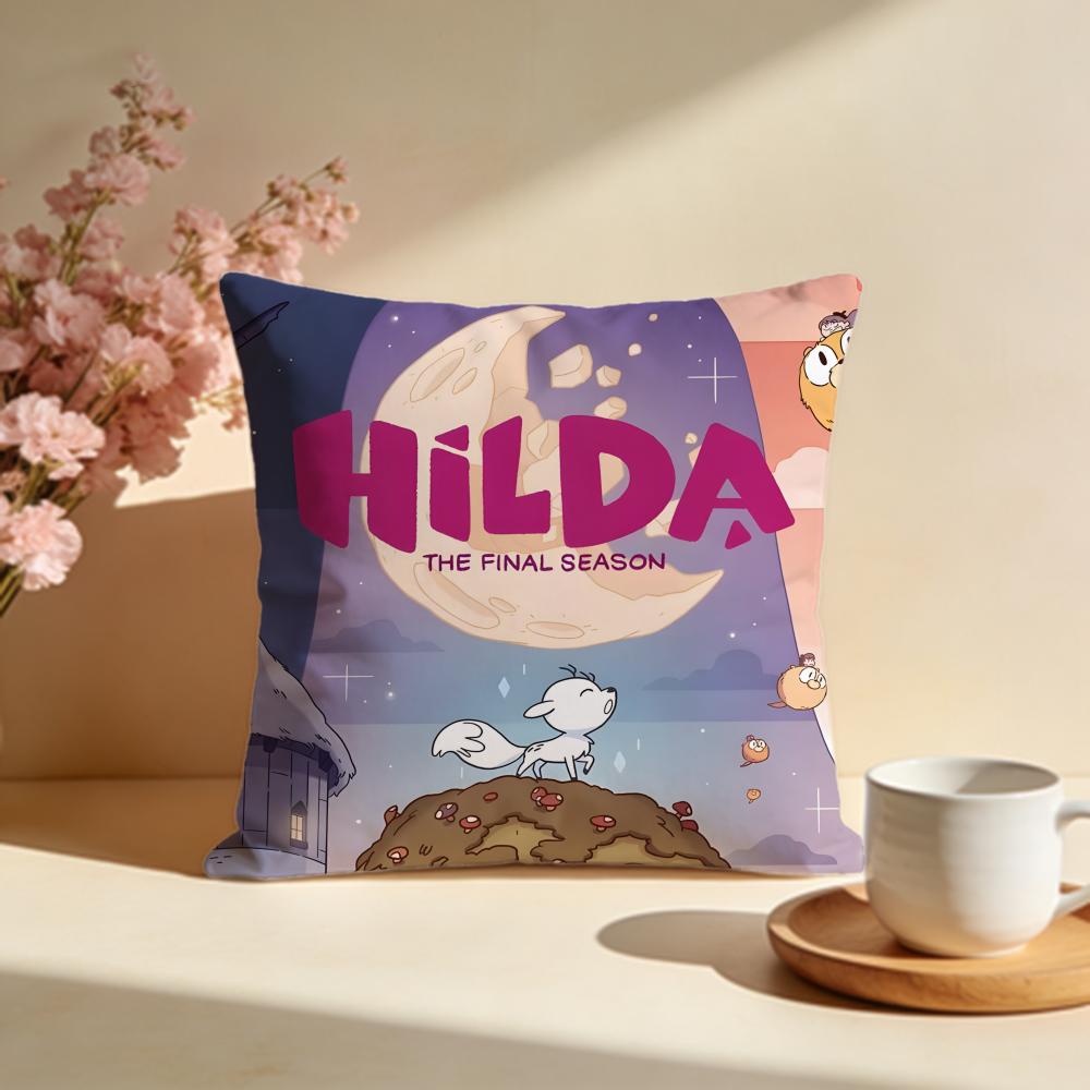 Popular HHildaful Cushion Cover Stylish Washable Pillow Cover Ideal for Couch Bedroom Car Decoration