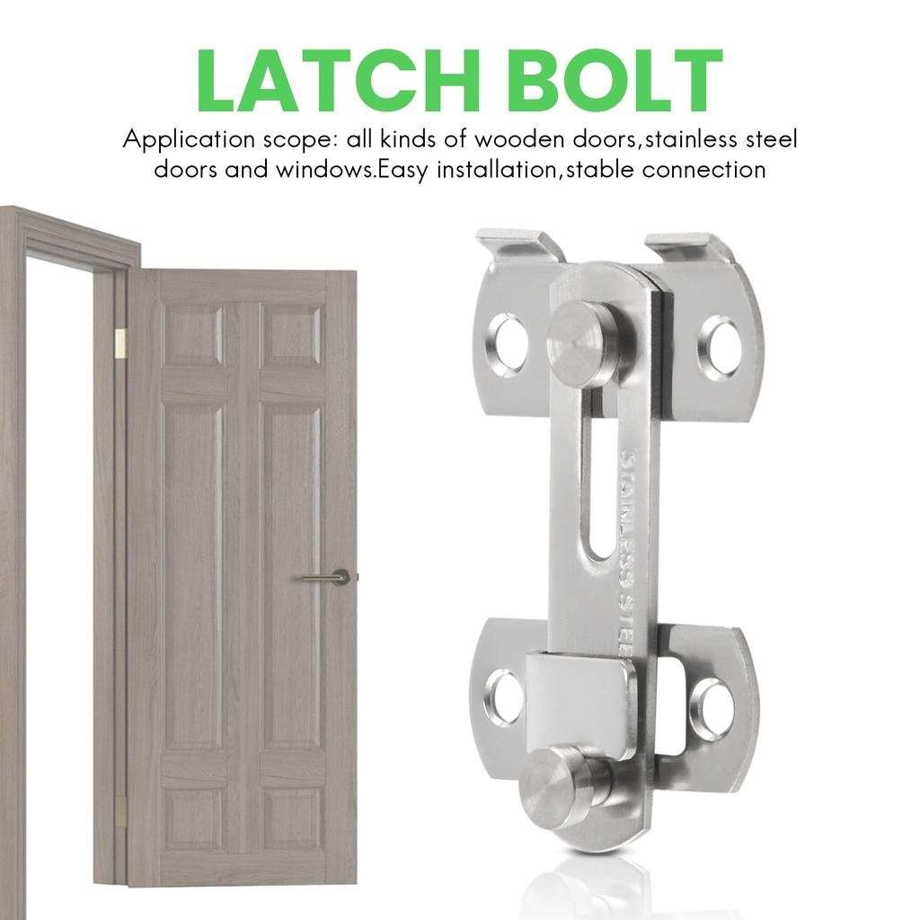 A34R 20X50x70mm Stainless Steel Home Safety Gate Door Bolt Latch Slide Lock Hardware