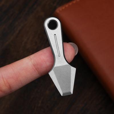 TC4 Titanlegierung Brecheisen Mini-Kuhfuß EDC Multifunktionales Taschenwerkzeug Outdoor Flaschenöffner Exquisites Geschenk