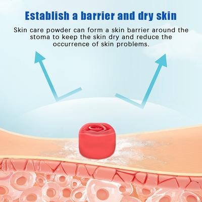 Skin Care Flour Dry Flour Stoma Treatment Medical For Tool Ostomy Accessory Colostomy Bag Supply Protective Care Products